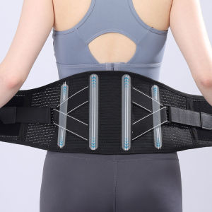 Back Brace Support Belt-Lumbar Support Back Brace for Back Pain Sciatica Scoliosis Herniated Disc Adjustable Support Straps