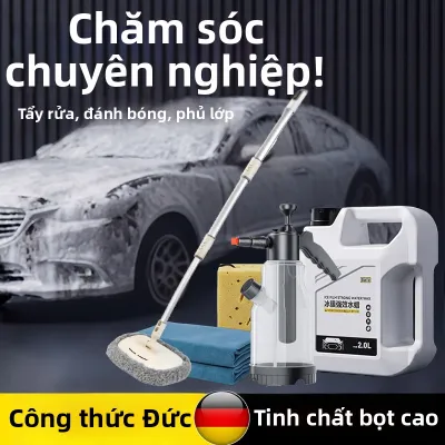 Dung Dịch Rửa Xe Bọt Đầy Không Cần Lau