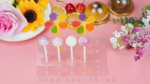 Acrylic Stand Holder Lollipop Rak Permen Akrilik Tempat Permen Lolipop Akrilik