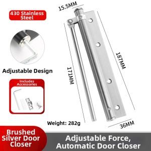 Silent Adjustable Automatic Door Closer