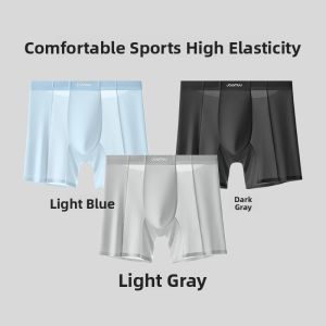 Joomuu | Anti-Wear Long Leg Mens Underwear Summer Thin Briefs