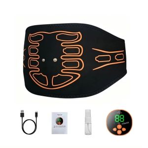 Máy Tập Cơ Bụng Thông Minh Đai Săn Chắc Cơ Bụng USB Có Thể Sạc Lại Máy Tập Cơ Bụng Máy Mát Xa Eo Cơ Thể Để Giảm Béo Tại Nhà Thiết Bị Tập Thể Dục