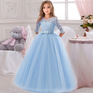 Children Princess Girls Party Wear Kids Christmas Dress Girls Birthday Dress Baby Girl Wedding Banquet Clothes 3-14 years