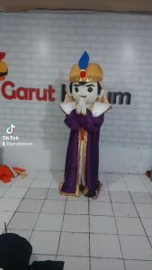 Kostum maskot badut aladin setelan lucu fashion karnaval