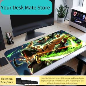 Bandai | One Piece Monkey D. Luffy All Forms Collection Anime Extended Desk Pad Non-Slip Anti-Dirt Gaming Mouse Pad