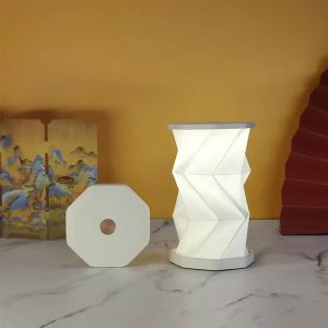 Paper Rotating Night Light Creative Foldable Atmosphere Bedroom Bedhead Decoration Gift Book Light LED Table Light Figurines