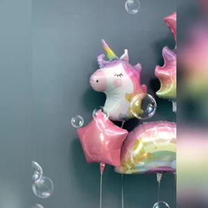 Unicorn Birthday Decorations for Girls 6th Birthday: Bouquet of Unicorn Balloons