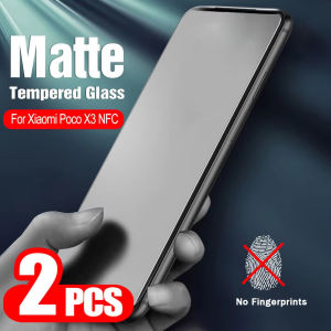 1-2PCS Matte Tempered Glass For Poco X8 Pro Max F7 F6 F5 F4 GT F3 M7 Pro 5G M6 M5S M4 M3 X7 X6 X5 X4 X3 NFC X3 GT C65 Glass Film