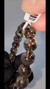 (SG Seller Ready Stocks) High Grade Natural Azeztulite Satyaloka Smoky Quartz Bracelet 10mm+ 高级天然阿赛斯特莱茶水晶手链 10+毫米
