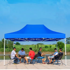 【รับประกัน10ปี】เต็นท์ขายของ เต็นท์พับ เต้นท์ ขาย เต็นท์พับได้ เต็นท์ 2x2 3x3 3x6 เต๊นท์สนาม เต็นท์จอดรถ เต้นพับได้3x3 2000Dผ้าหนาผ้าใบ+โครงเหล็กหนาพิเศ