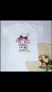 VNR C1003 Melody Cangkir Atasan Kaos T-Shirt Anak Perempuan 1-4 Tahun