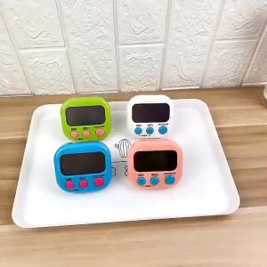 [MALAYSIA STOCK] ENGLISH LCD Digital Kitchen Countdown Timer Cooking Baking Oven Timer Loud Alarm Clock Magnetic Back-COZII