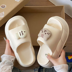 Songxiaoke Casual Thick Bottom Slippers Womens Summer Indoor Home Cool Sandals Anti-Slip Freshening Student Leisure Outdoor