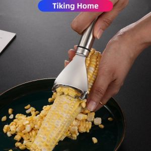 304 Stainless Steel Corn Stripper Corns Threshing Corn Thresher Peeler Corn Kerneler Peeler Fruit Vegetable Kitchen Gadgets
