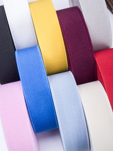 Thickened Black White Elastic Band DIY Decorative Belt Flat Hard Pant Waist Home Fabric Accessories Colorful Home Sewing Materials