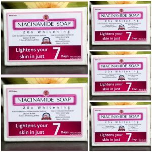 101% ORIGINAL NIACINAMIDE SOAP 20X WHITENING LIGHTENS YOUR SKIN IN JUST 7 DAYS