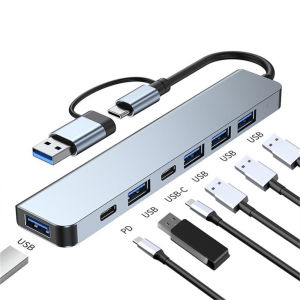 USB C 3.0 HUB Type C to Multi 4K HDMI Monitor Video Converter RJ45 Ethernet VGA PD Power Adapter Docking Station Laptop Splitter