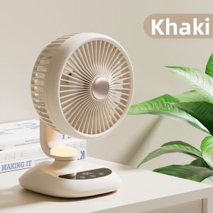 Portable Mini Fan Automatic Oscillation USB Charging Home Office Desktop Wall-Mounted Two-Use Lightweight High Wind Power 1307A07
