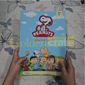 Snoopy and Peanuts Coloring Book – 20 Pages | Screen-Free Activity for Kids Age 4+