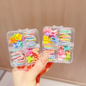 jepit rambut set cantik anak2 / klip rambut anak / karet rambut anak / jepitan rambut mini MIX