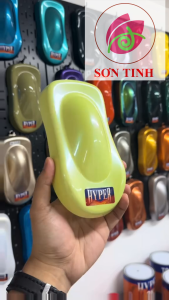 |Màu Trend| Sơn xe máy HYPER vàng ánh xanh lá 1K (Code: SP-23)