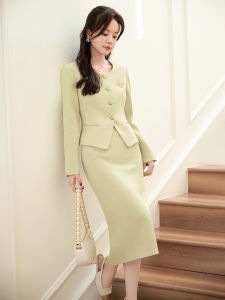 YIMUZI | Elegant Two-Piece Womens Suits Spring Autumn