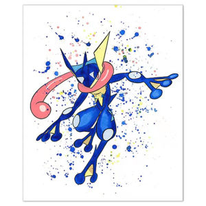 KAYOU | Anime Pokemon Canvas Painting Bulbasaur Charmander Squirtle Poster and Print Watercolor Wall Art Picture Home Decor Kids Gift