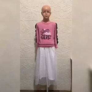 Atasan Anak Perempuan Lengan Panjang/Atasan Sweet Girl Variasi Kerutan Size S-M-L-XL/Matt Baby Terry/baju 17agustus 2024 anak