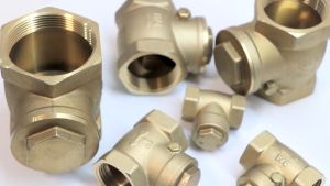 Copper One Way Check Valve 1/2 3/4 1 1.2 1.5 2 Inch Non-return For Engineering Horizontal Type