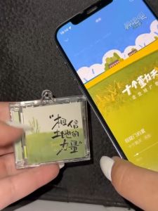 NFC Record Key Chain Customization Mini Ten Diligent Days Gramophone Record Cddiy Star Fans Support Merchandise Hanging Box