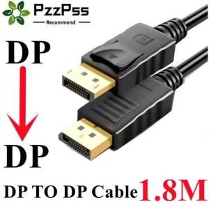 1.8M DisplayPort Cable DP TO DP Converter Display Port To Display Port Adapter Cable for Lenovo Dell HP ASUS Lenovo Laptop