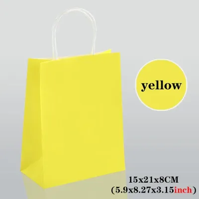 10/30/50pcs Holiday Party Gift Bag with Handle Jewelry Shopping Bag Christmas Valentines Day Marriage Gift Colored Paper Bag