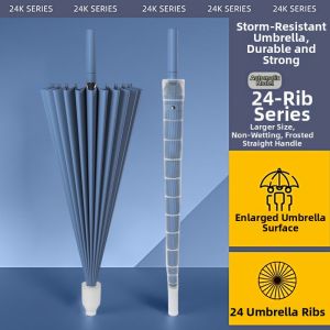 MUZHOUYU | Automatic Long Handle Durable Reinforced Oversized Double Umbrella