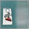 Dynamic Transformation 3D Gradient Keychain Bag Pendant Anime Attack on Titan Eren Mikasa Acrylic Keychain Cartoon Series. 