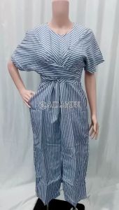 Dress Salur Realpic Ready Size L LD 98 -XL LD 110 Jumbo PJ 130 Cm Modis Korean Style Kekinian