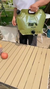 8L Camping Water Container Bag Water Drinks Storage Bag Shinetrip Foldable Outdoor Picnic Water Tank