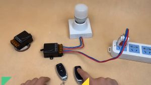 433Mhz AC 220V 30A Wireless Remote Control Switch RF High Power Relay Receiver Module with ON OFF Transmitter for Home Light/Lamp/Lock Remote-Switch