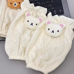 Bear Arm Covers Long Womens Workwear Dirty Proof Ins Cute Bear Sleeve Pads Autumn Winter Adult Protection Arm Head