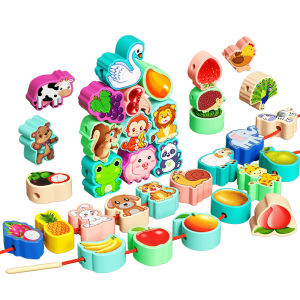TONGMUXING | Educational Focus and Fine Motor Skill Bead Building Blocks Toy