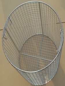 304 Stainless Steel round Basket Net Frame Laboratory High Pressure Cooker Cleaning Filter Basket Sterilization Storage Holder