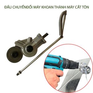 Dụng cụ chuyển đổi máy khoan thành máy cắt tôn