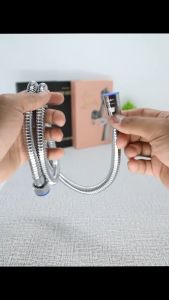 Selang Shower Jet Bidet Kamar Mandi 1/2 Inch Bahan Stainless Flexibel 120 Cm G-5