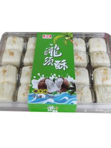 Hainan Special Products Coconut Flavor Leisure Snack Coconut Thread Cake 226g Boxed Chinese Traditional Pastries Snacks