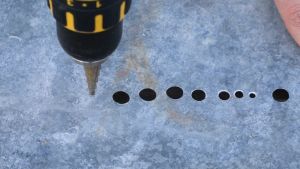 STEP DRILL BIT SET TITANIUM COATED CONE TAPER HEX DRILL BITS CENTER STEP DRILL (4-12/20/32MM) l GERUDI l 电钻