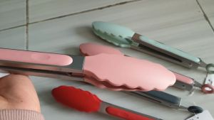 PENJEPIT CAPITAN SILIKON PANGGANG | FOOD TONG SILICONE