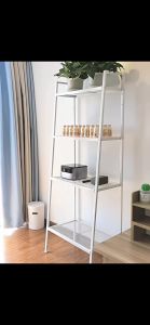 2-5 Tier Trapezoid Storage Shelf Organizer Display Rack Metal Rack Household Storage Rack Multi purpose Book Shelf Nordic Minimalist Style