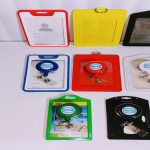 Gantungan Yoyo Id Card Putar Stainless WIKA (PT Wijaya Karya) + Tempat/Holder Id Card