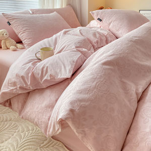 Kiss Dear | A-Class Light Luxury Green Double-Layer Cotton Bedding Set