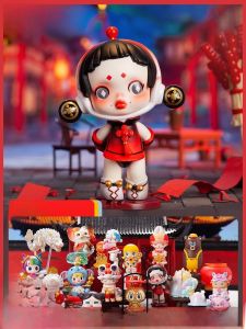 PopMart Pop Mart Tiger Yue New Year Series Hand-Made Blind Box Props Trend Creative New Year Toy Gift