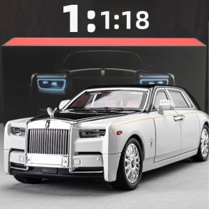 Mô Hình Xe Hơi Rolls-Royce Phantom Tỷ Lệ 1:18 Làm Bằng Hợp Kim Kẽm Có Chức Năng Kéo Lùi Kèm Âm Thanh Và Ánh Sáng Đồ Chơi Chân Thực Dành Cho Độ Tuổi Từ 14 Trở Lên